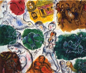  contemporary - Contemporary composition Marc Chagall